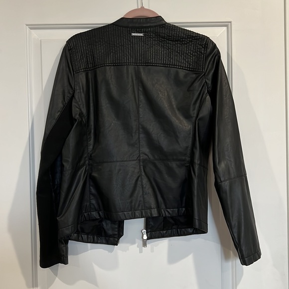 Calvin Klein Light Faux Leather Jacket - Picture 3 of 3